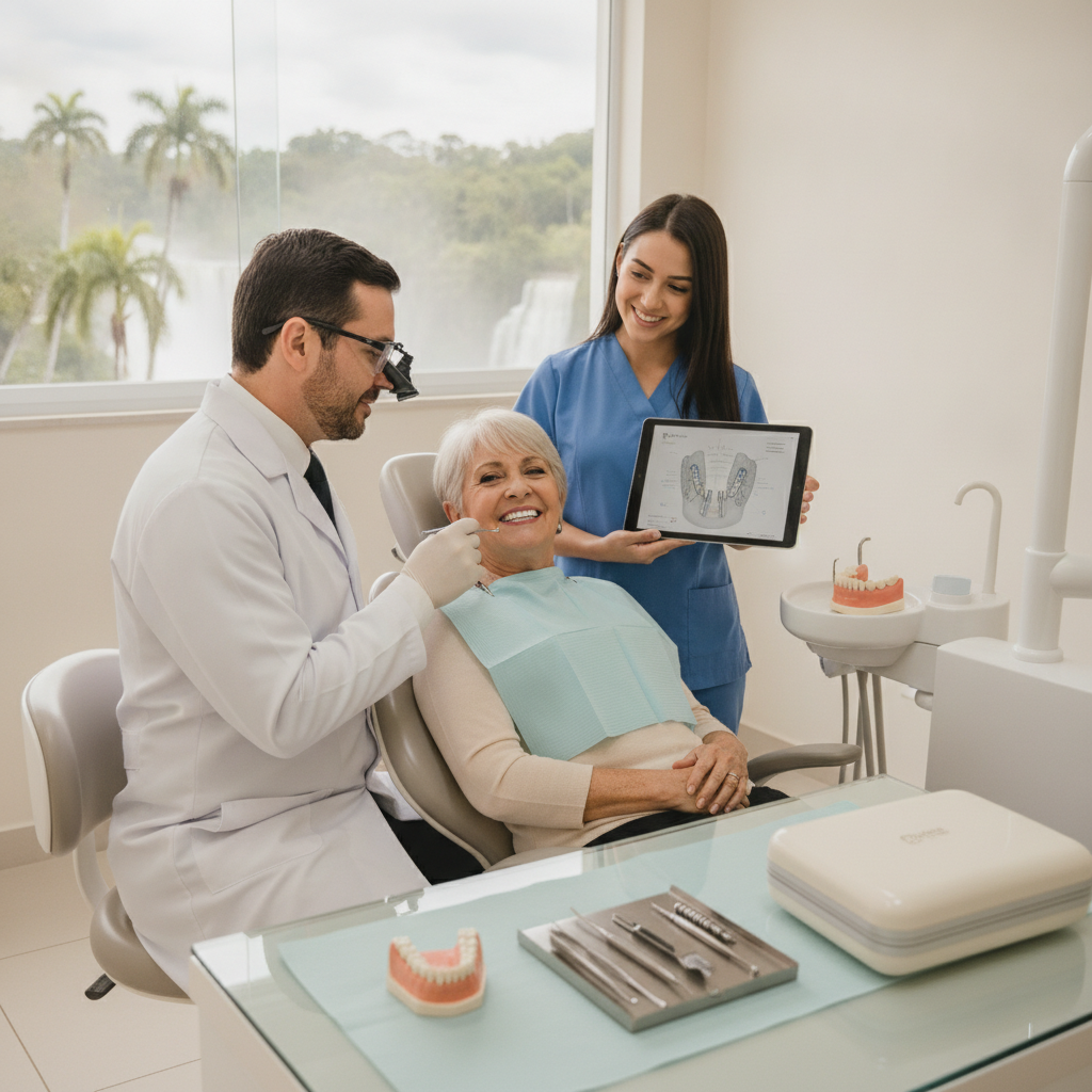 Implante Dentário em Idosos em Foz do Iguaçu: É Seguro?