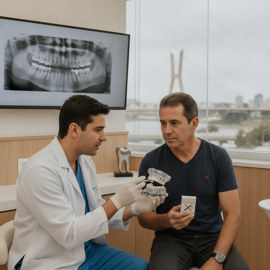 Implante Dentário para Fumantes em Foz do Iguaçu é Possível?